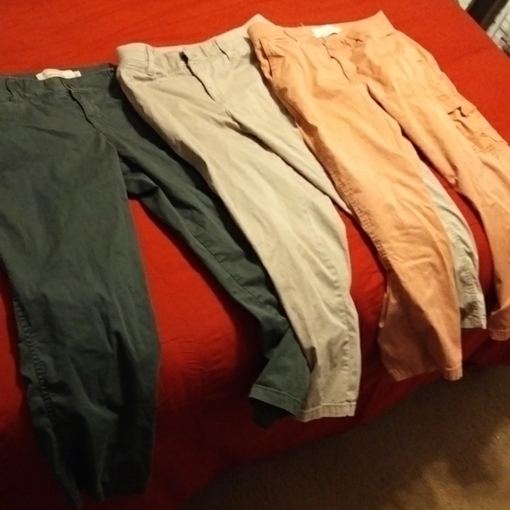 Sonoma lifestyles Capri mid rise set of three size 12